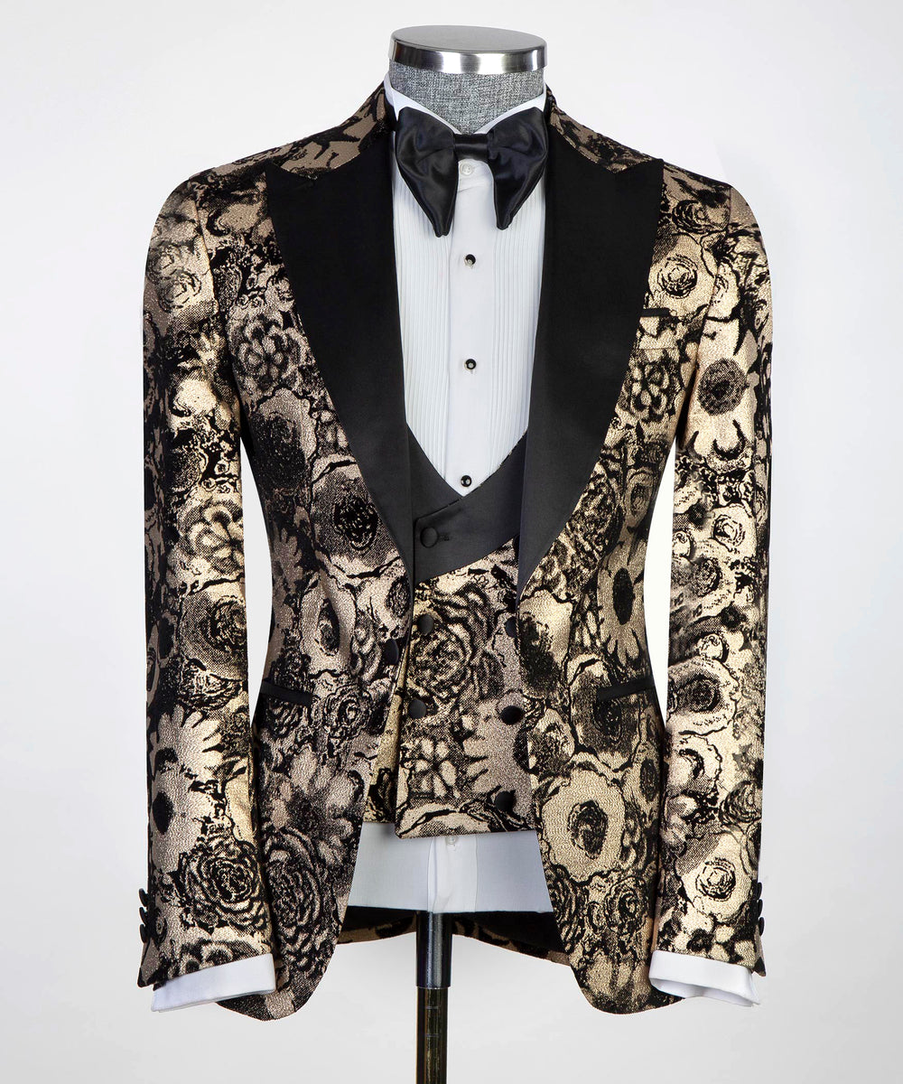 Floral Pattern Tuxedo – LABERDE