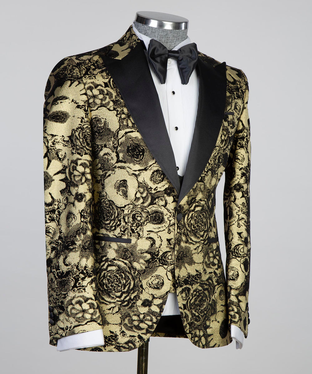 Floral Pattern Tuxedo – LABERDE