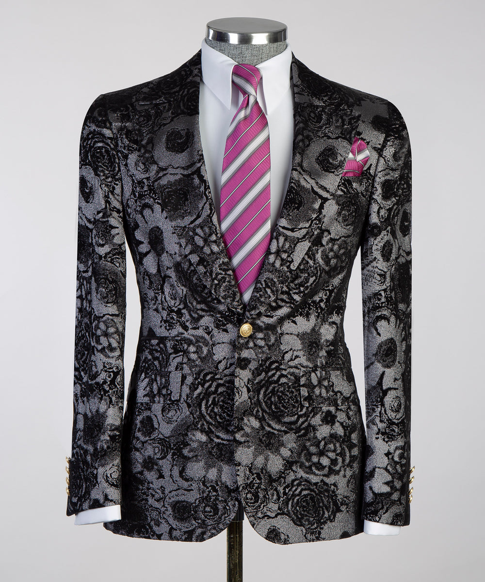 Floral Pattern Suit – LABERDE