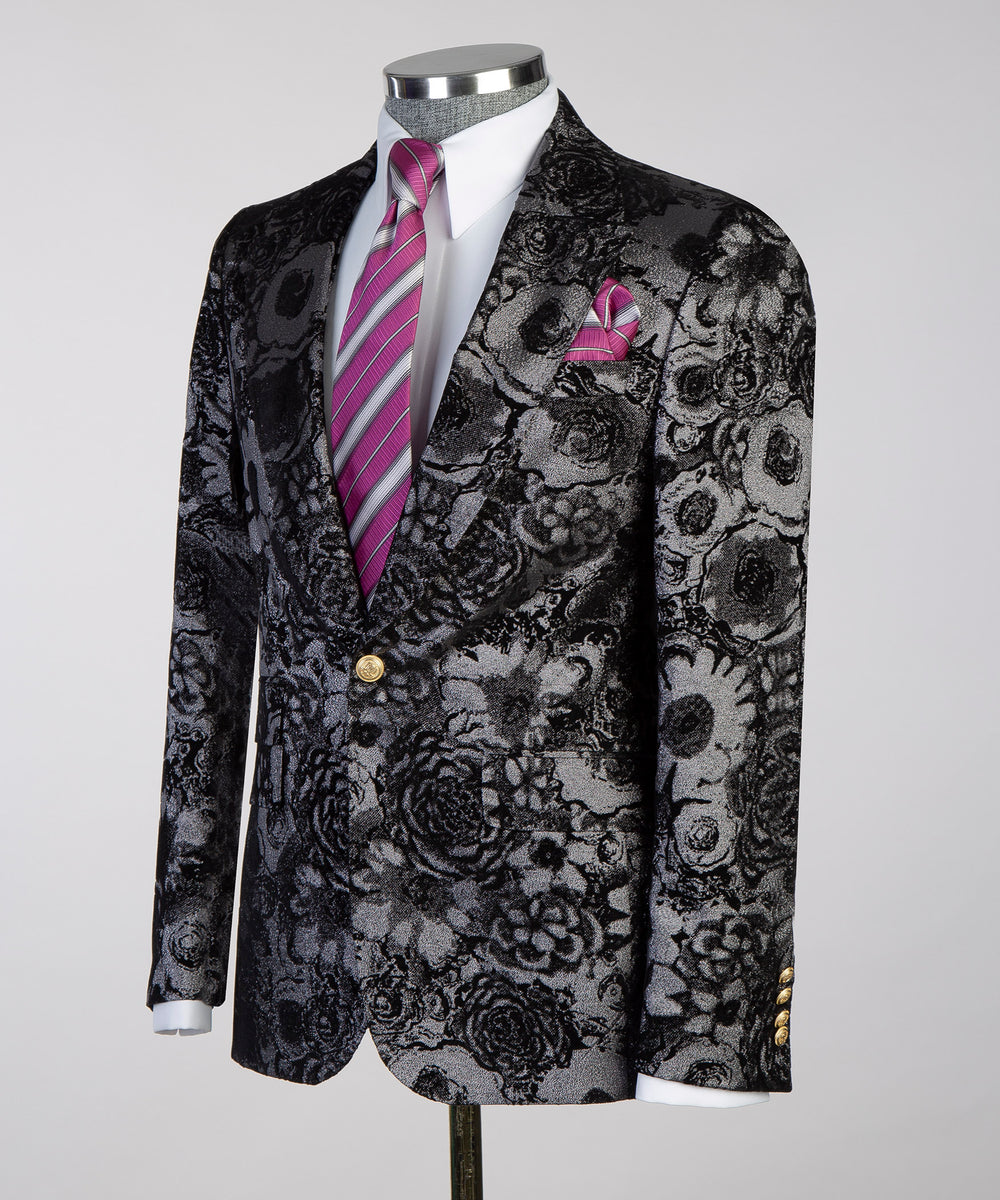 Floral Pattern Suit – LABERDE