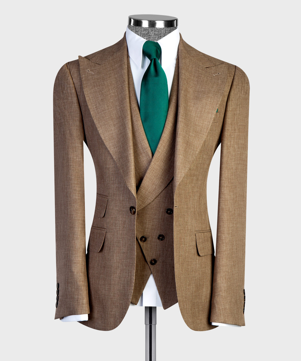 Brown Pattern Suit – LABERDE