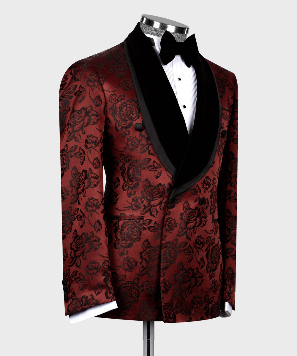 Floral Pattern Tuxedo – LABERDE