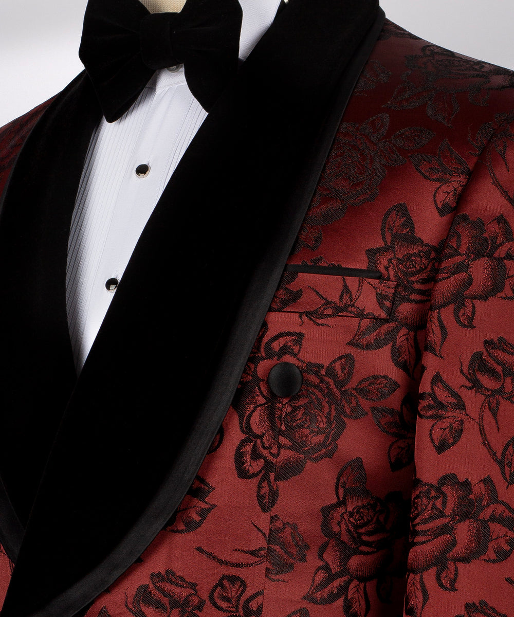 Floral Pattern Tuxedo – LABERDE